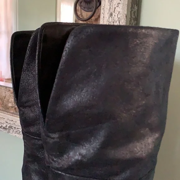 Hinge Canton Over the Knee Boot - Black